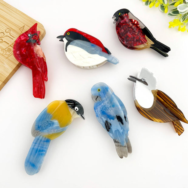 Charming Bird-Inspired Hair Claw Clip Collection