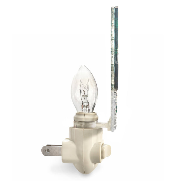 Butterfly Night Light Aqua Blue