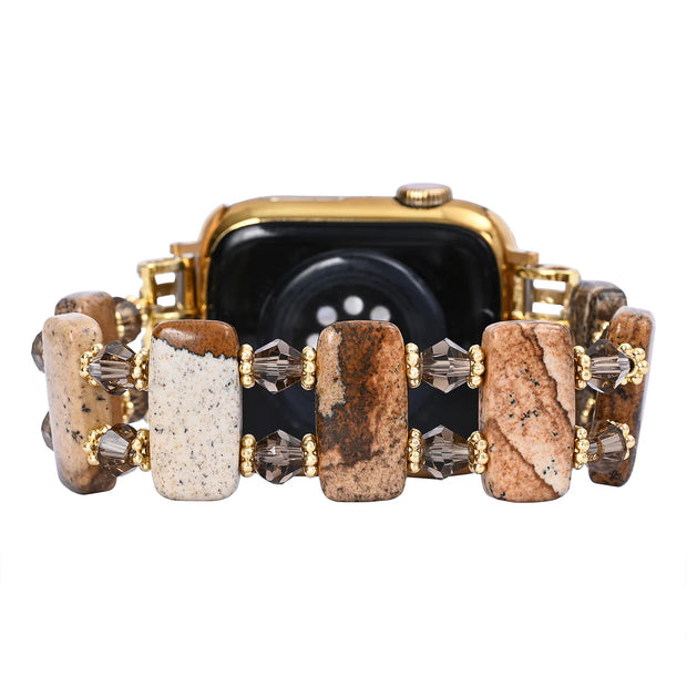 Desert Jasper Stretch Apple Watch Band