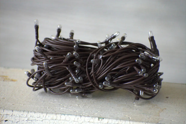Teeny Lights Brown Cord, 35 count
