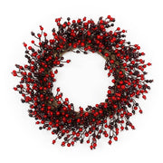 24" Red Berry Wreath