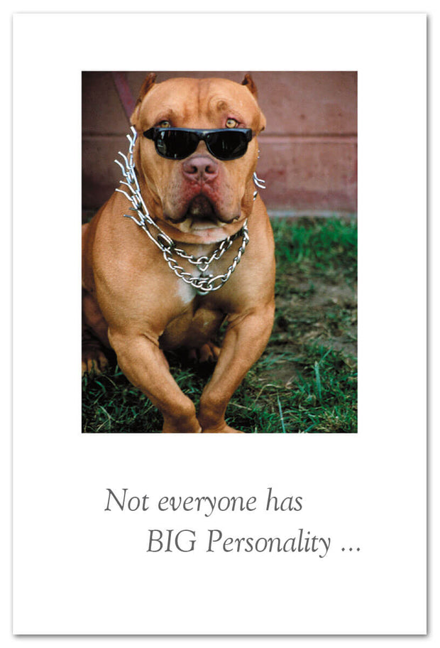 Big Dog Birthday Card