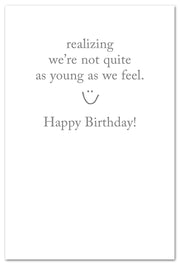Scared Squirrel Birthday Card
