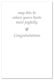 Heart Keychain New Home Card