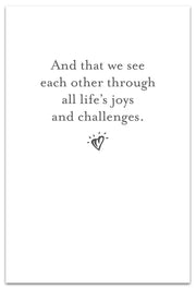 Women on Bench Thinking of You Card