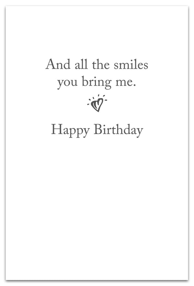 Smiling Fallow Deer Birthday Card