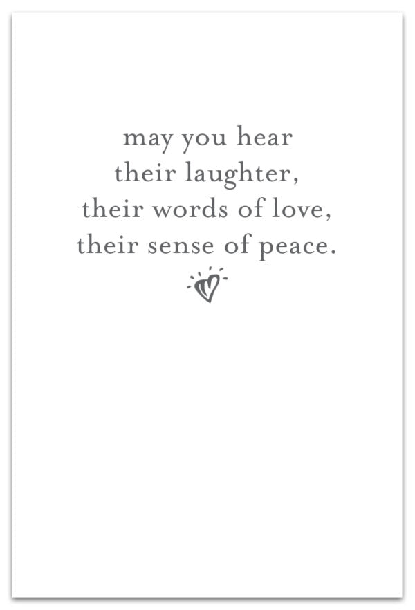 Wind Chimes Condolence Card