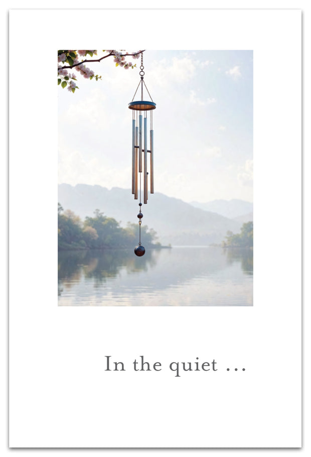 Wind Chimes Condolence Card