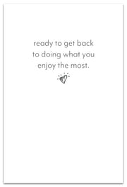 Resting Water Dog Card Feel Better Card