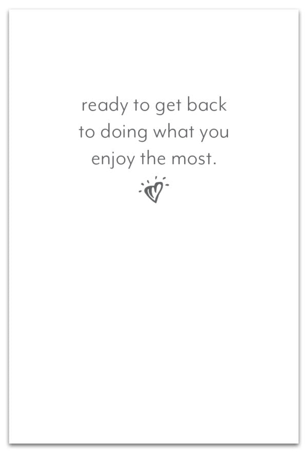 Resting Water Dog Card Feel Better Card