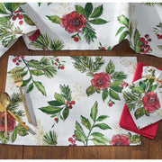 Christmas Camellia Napkin