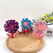 Colorful Flower Hair Clip