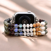 Tropical Earth Stone Stretch Apple Watch Band