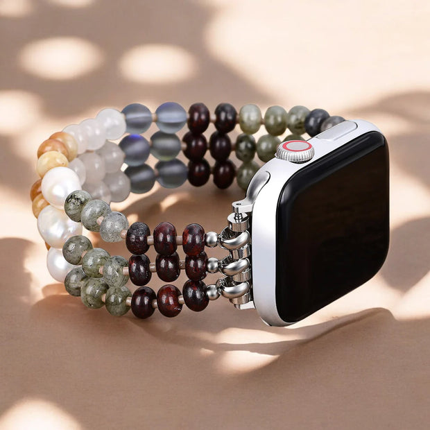 Tropical Earth Stone Stretch Apple Watch Band