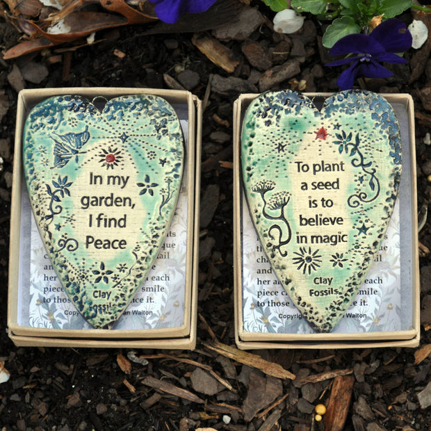 To Plant a Seed Pottery Ornament