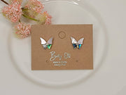 Mother of Pearl Mini Butterfly Earrings
