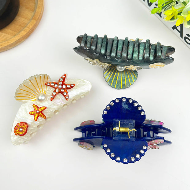 Starfish Under the Sea Claw Clip