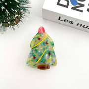 Green Christmas Tree Claw Clip, Acetate Hair Clip