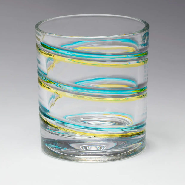 Whiskey Glass, 360 degree spinning glass