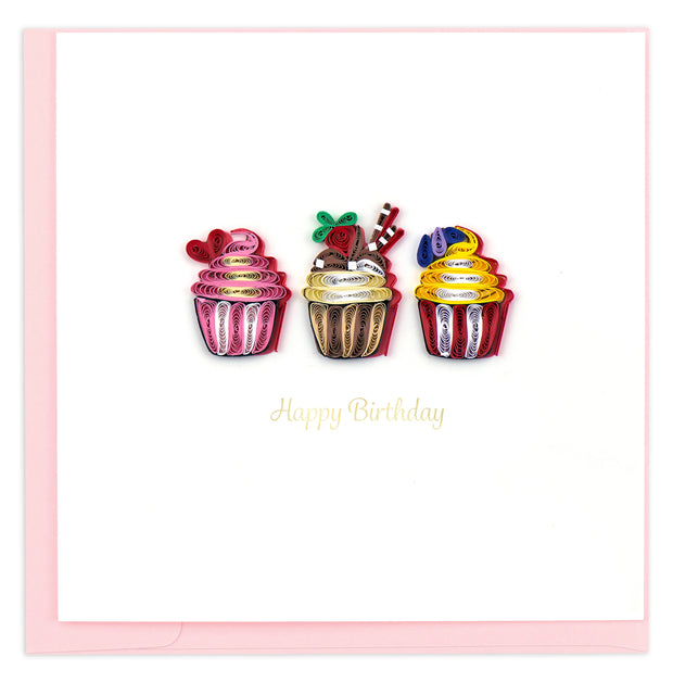 Birthday Cupcakes Quilling Card (RETIRED)
