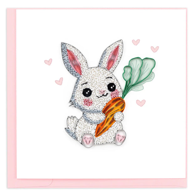 Kawaii Bunny Quilling Card