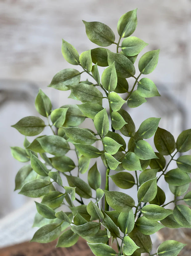 18" Hillhock Leaves Spray