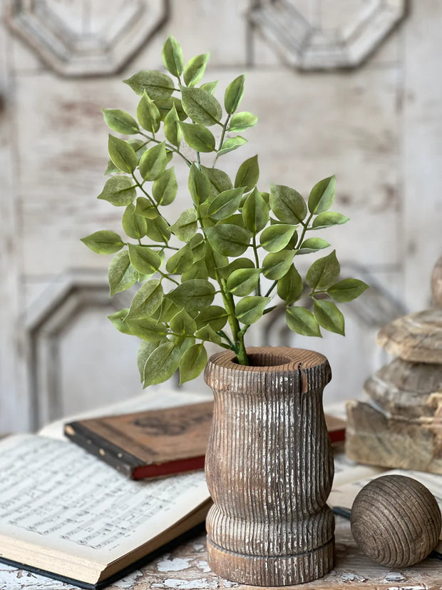 18" Hillhock Leaves Spray