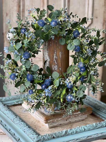 22" Bluet Fields Wreath