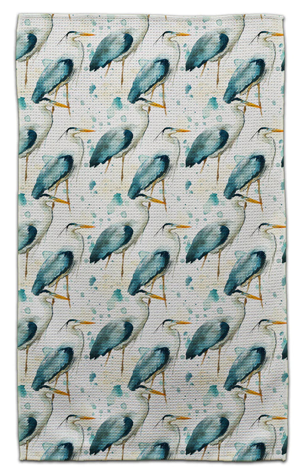 Blue Heron Eco-Dishtowel