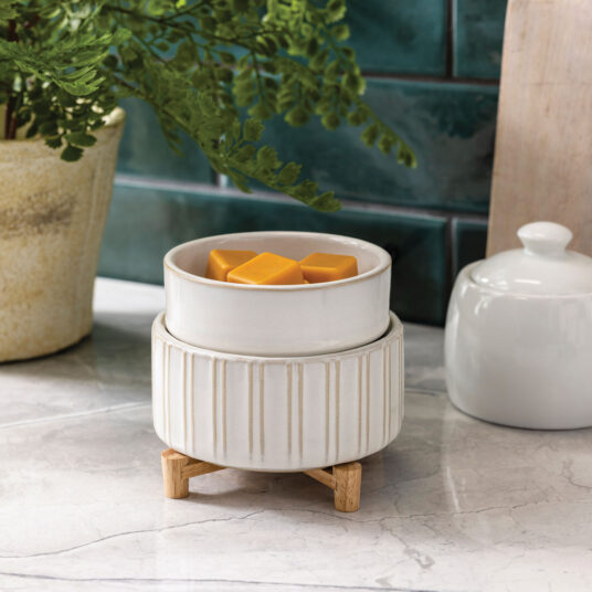 2-in-1 Classic Warmer Ceramic & Wood