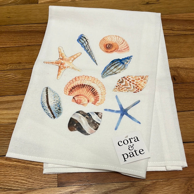 Sea Shells Flour Sack Towel