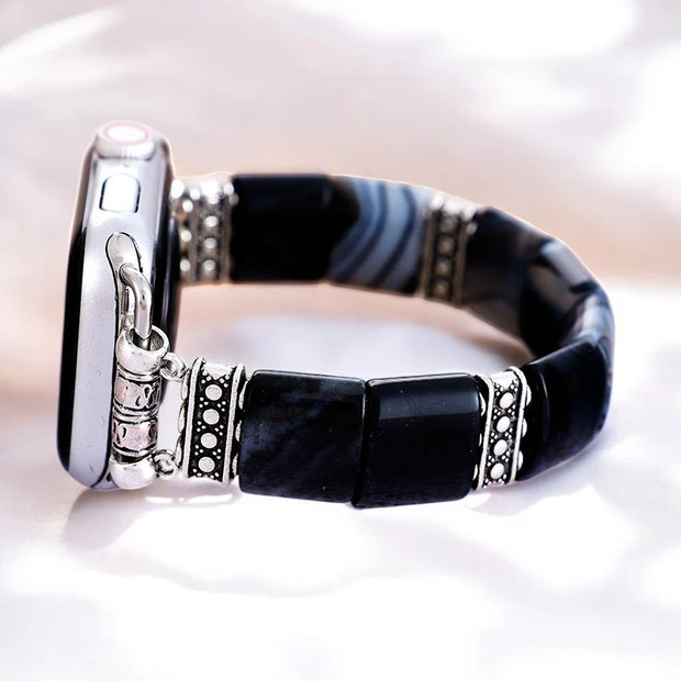 Bohemian Noir Stretch Apple Watch Band