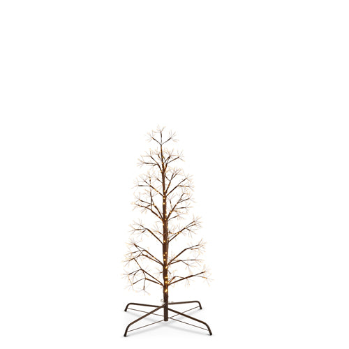 Brown Fairy Light Pod Trees, 3 Sizes