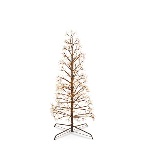 Brown Fairy Light Pod Trees, 3 Sizes
