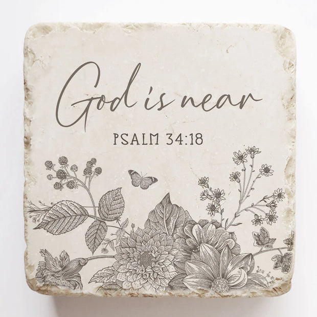 Psalm 34:18 Scripture Stone