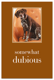 Dubious Dog Birthday Card