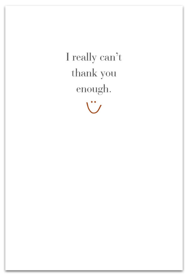 Kitty Kisses English Bulldog Thank You Card