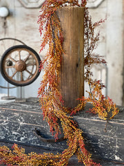 6' Torchlight Berries Garland