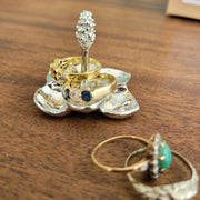 Magnolia Pewter Ring Holder