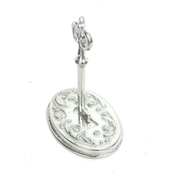 Key & Lock Pewter Ring Holder