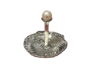 Shell Pearl Pewter Ring Holder