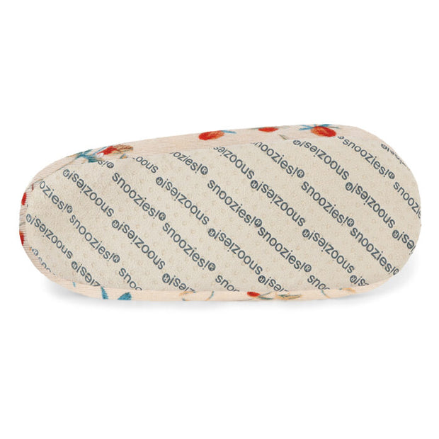 Women's Floral Bloom Corduroy Snoozies, 3 Styles