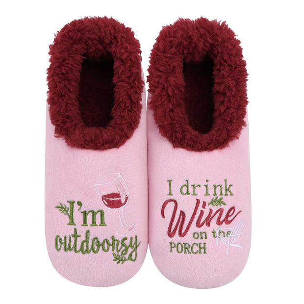I'm Outdoorsy Snoozies Slippers
