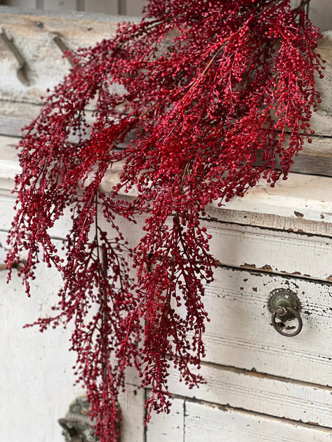 30'' Frivolity Berry Hanging – Cattail Cottage