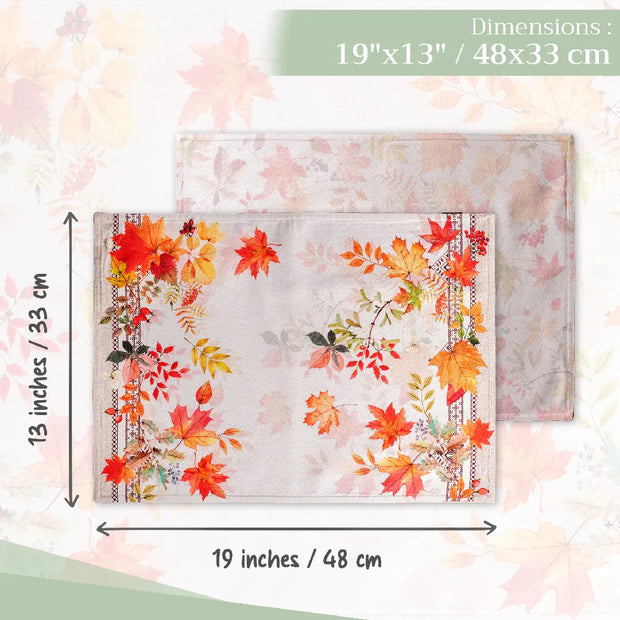 Set of 4 Placemats - Amarante