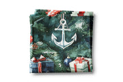 Christmas Nautical Anchor Beach Ocean Kitchen Towel Waffle