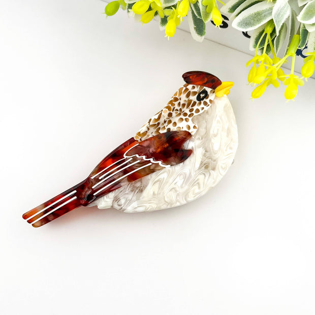 Cute Bird Acetate Hair Claw Clip–Whimsical Animal-Inspired
