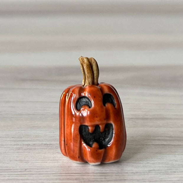 Mini Ceramic Jack-O-Lantern