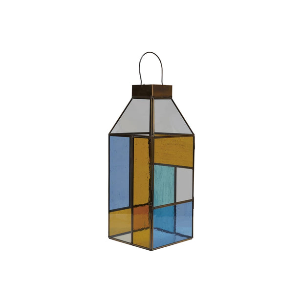 Stained Glass & Copper Lantern