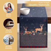 72" Table Runner Double Layer - Christmas Joy